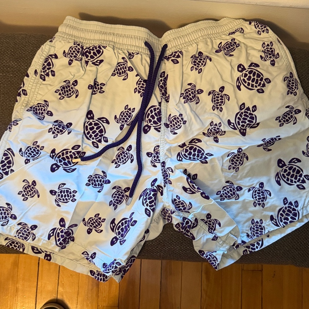 Vilebrequin Light Green Swim Shorts
